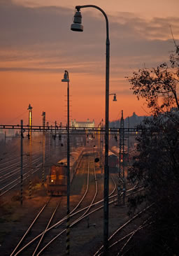 La estación de ferrocarril